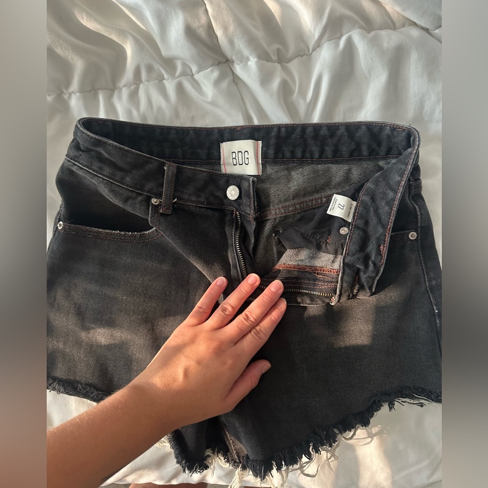 BDG Black Jean Shorts